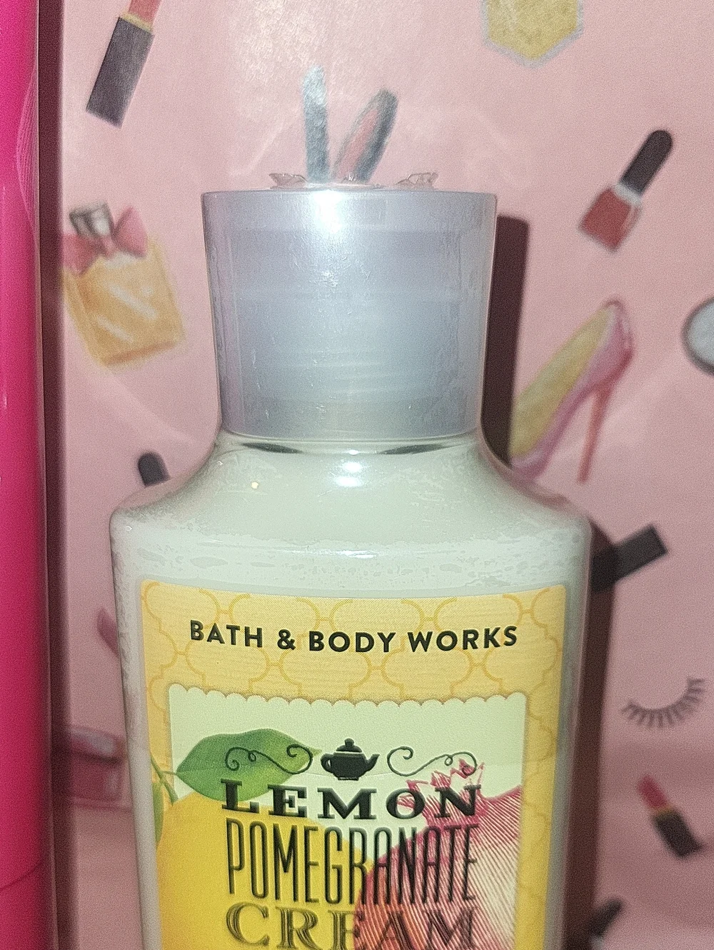 Bath & Body Works 3 Pc. Lemon Pomegranate Cream Set Mist/Body Cream & Lotion NEW